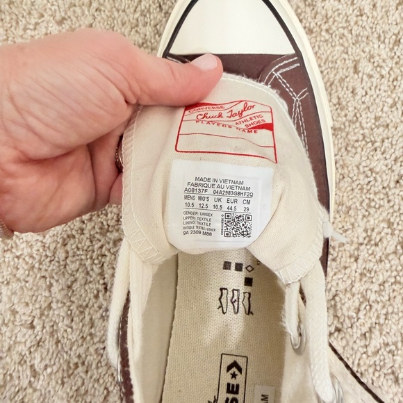 Converse Chuck Taylor High-Tops in Brown and White - Picture 3 of 3